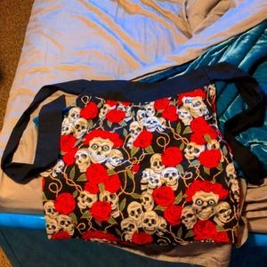 Skull and Rose Hemet Skirt